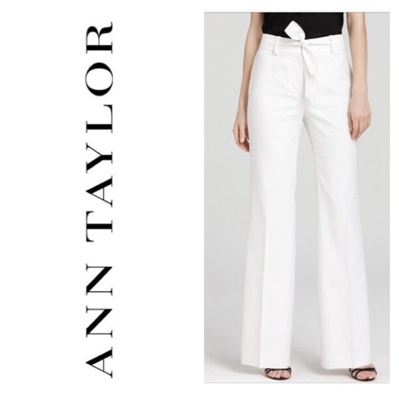 Ann Taylor Pants - Ann Taylor Stretch Linen Twill Pants